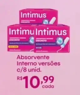Shibata Supermercados Absorvente interno versões c/8 unid. oferta