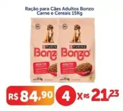 Atakarejo Ração para Cães Adultos Bonzo Carne e Cereais oferta