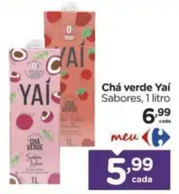 Carrefour Chá verde Yaí Sabores oferta