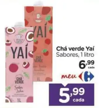 Carrefour Chá verde Yaí Sabores oferta