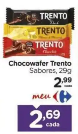 Carrefour Chocowafers Trento Sabores oferta