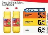 Tenda Atacado Select - óleo de soja pet 900ml oferta