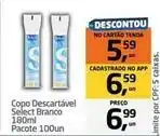 Tenda Atacado Select - copo descartável select branco oferta