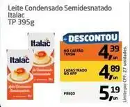 Tenda Atacado Italac - leite condensado semidesnatado oferta