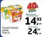 Tenda Atacado Jundiá - sorvete sabores oferta