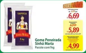 Goma Peneirada Sinhá Maria