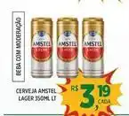 DB Supermercados Amstel - cerveja lager oferta