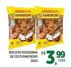 DB Supermercados Rancheiro - biscoito rosquinha de coco oferta