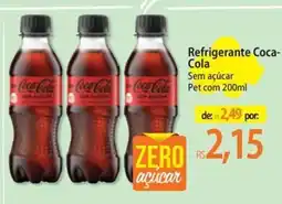 Atacadão Refrigerante Coca-Cola Sem açúcar oferta