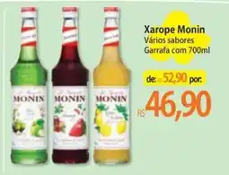 Atacadão Xarope monin vários sabores oferta