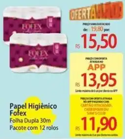 Atacadão Papel Higiênico Fofex oferta
