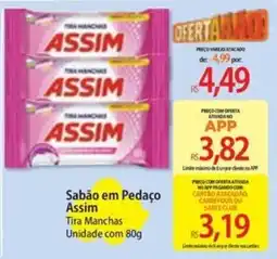 Atacadão Sabão em Pedaço Assim oferta