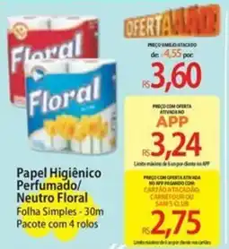 Atacadão Papel Higiênico Perfumado/ Neutro Floral oferta