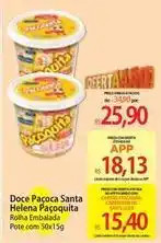 Atacadão Paçoca - doce santa helena pacoquita oferta