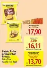 Atacadão De - batata palha amarelinha/ freetaz oferta