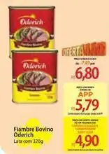 Atacadão Oderich - fiambre bovino oferta