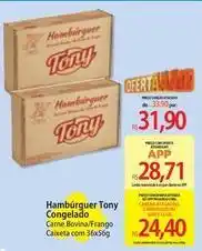 Atacadão Tony - hambúrguer congelado oferta