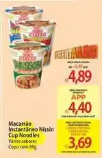Atacadão Nissin - macarrão instantâneo cup noodles oferta