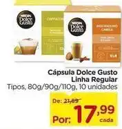 Carrefour Nestlé - capsula dolce gusto linha regular oferta