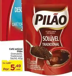 Carrefour Pilão - café solúvel oferta