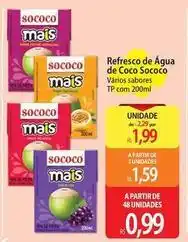 Atacadão Sococo - refresco de água de coco oferta