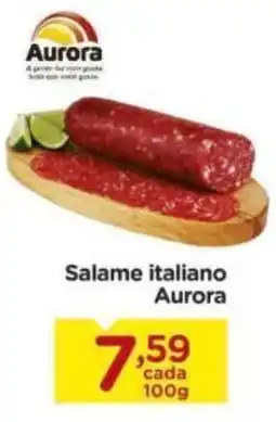Carrefour Salame italiano aurora oferta