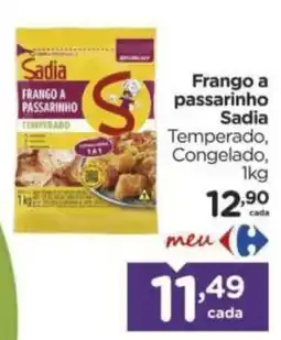Carrefour Frango a passarinho Sadia oferta