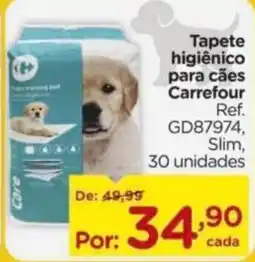 Carrefour Tapete higiênico para cães Carrefour oferta