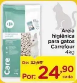 Carrefour Areia higiênica para gatos carrefour oferta