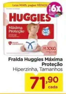 Carrefour Fralda huggies máxima proteção oferta