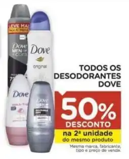 Carrefour Todos os desodorantes dove oferta