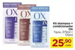 Carrefour Kit shampoo + condicionador ox oferta