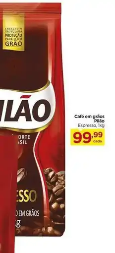 Carrefour Caffè em grão oferta