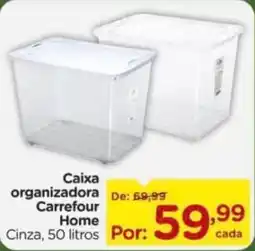 Carrefour Caixa organizadora Carrefour Home oferta