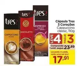 Carrefour Classic - cápsulas 3 corações oferta