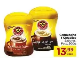 Carrefour 3 corações - cappuccino oferta