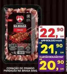 Roldão Perdigão - coração de frango oferta
