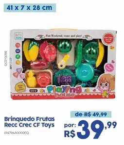 Casa Freitas Brinquedo Frutas Recc Crec CF Toys oferta