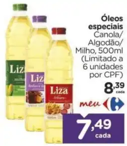 Carrefour Óleos especiais oferta
