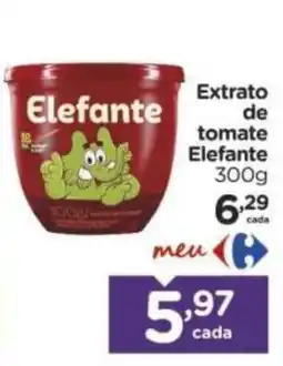 Carrefour Extrato de tomate Elefante oferta