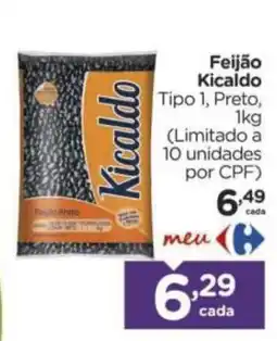 Carrefour Feijão kicaldo tipo 1, preto oferta