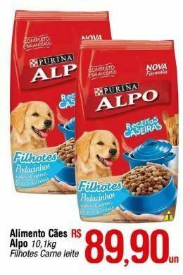 Fort Atacadista Alimento para cães alpo 10.1kg oferta