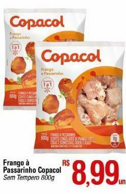 Frango a passarinho copacol 800g