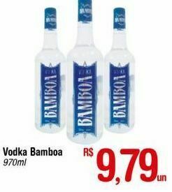 Fort Atacadista Vodka bamboa 970ml oferta