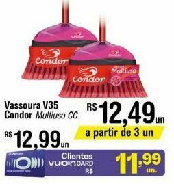 Fort Atacadista Vassoura condor oferta