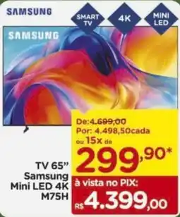 Carrefour tv 65 samsung mini led 4k m75h oferta