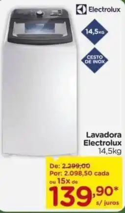 Carrefour Lavadora Electrolux oferta
