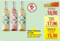 Atacadão Vinho Vinhedos do Vale Frisante Branco/ Rose oferta