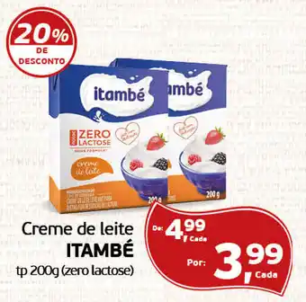Cometa Supermercados Creme de leite itambé oferta