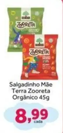 Shibata Supermercados Salgadinho mãe terra zooreta orgânico oferta